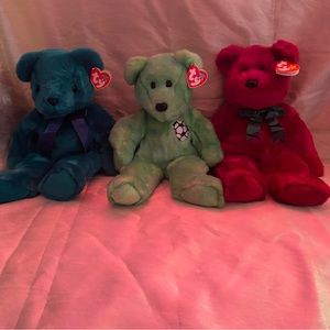 Vintage beanie babies Ty lot of 3